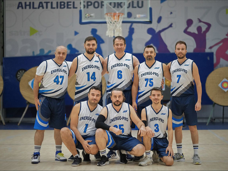 Energo-Pro Türkiye Basketball Team is competing in the 4x4 Basketball Tournament.