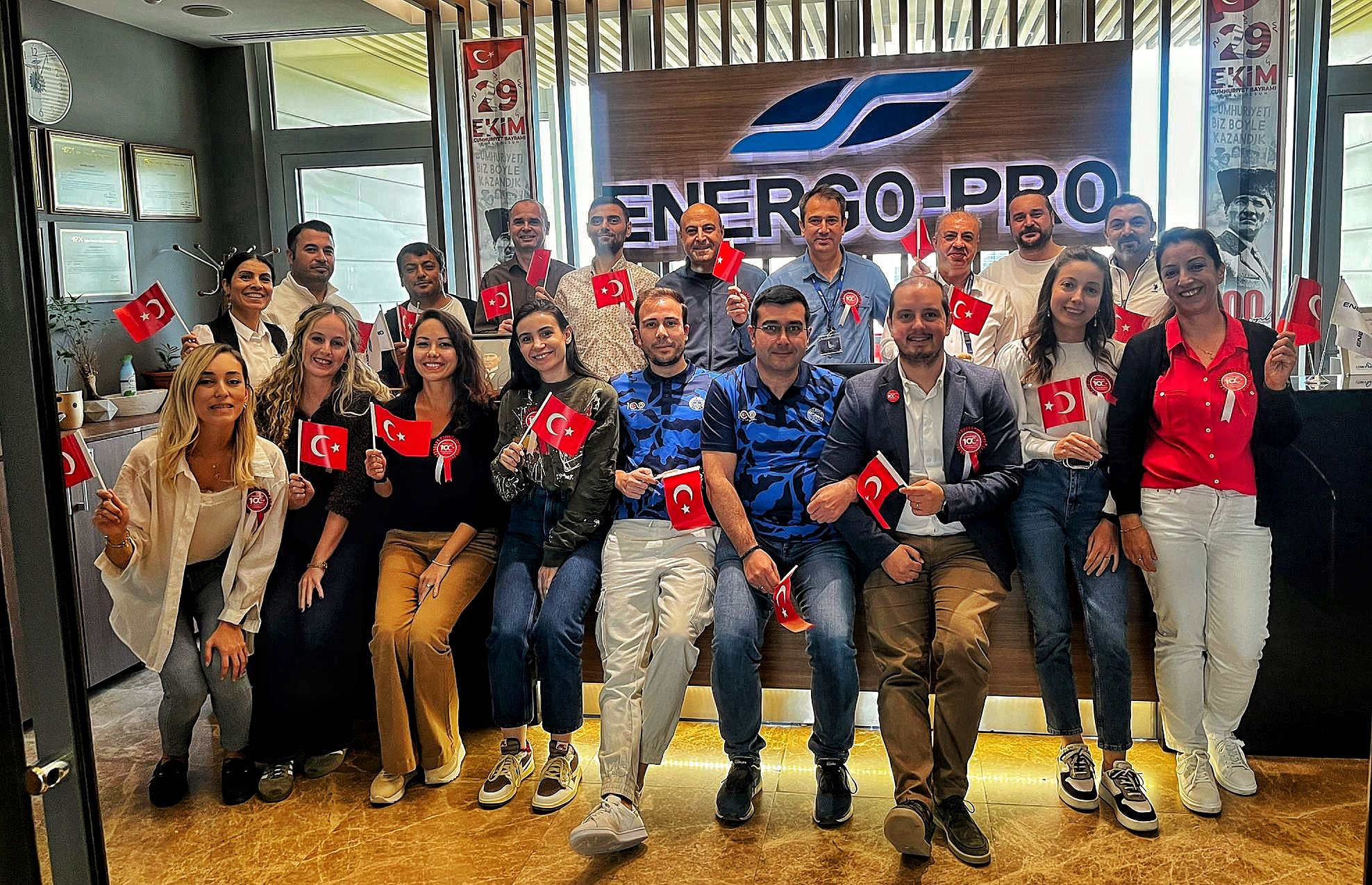 Energo-Pro Türkiye Family Celebrates the 100th Anniversary of our Republic!